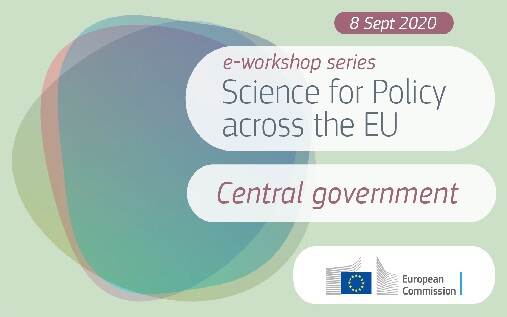 Visual of the workshop series science for policy across the EU